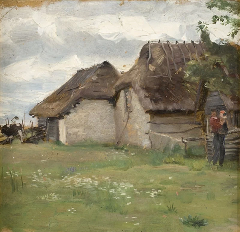Aia in tempo nuvoloso - Art Museum of Estonia's painting collection, Tallinn